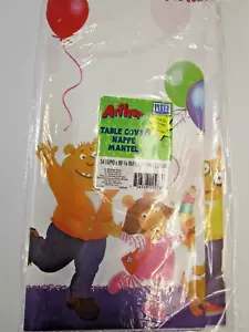 Arthur Party Table Cover by Hallmark Cards Made in USA 54" x 89" Vintage 1999 - Picture 1 of 4