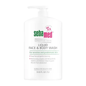 Liquid Face and Body Wash for Sensitive Skin, Ph 5.5, Mild Gentle Hydrating C... - Picture 1 of 1