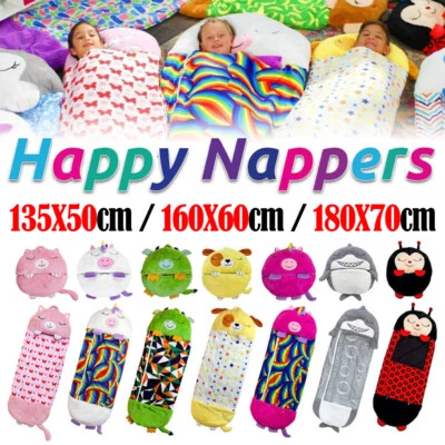 Happy Nappers Kid Birthday Gift Bag Children Sleeping Blanket Winter Fluffy Warm - image 1 of 4