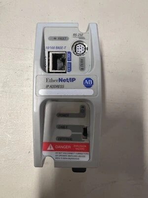 Allen Bradley 1761-NET-ENI Ser D FRN 3.22 MicroLogix Ethernet 1761-NET-EN/D Foto 1 de 3