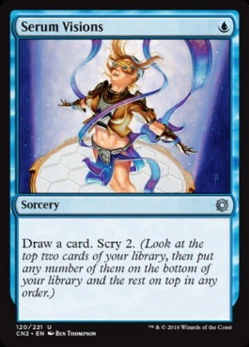 MTG - Serum Visions - Conspiracy: Take the Crown - NM, English Magic FLAT RATE S - Image 1 of 1