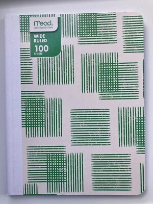 Cuaderno Mead Composition regla ancha B4 (1 pieza 100 hojas) patrón rayas verdes Foto 1 de 4