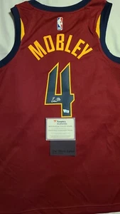 Evan Mobley Signed Autographed Cavaliers Nike NBA Swingman Jersey Fanatics - Picture 1 of 10