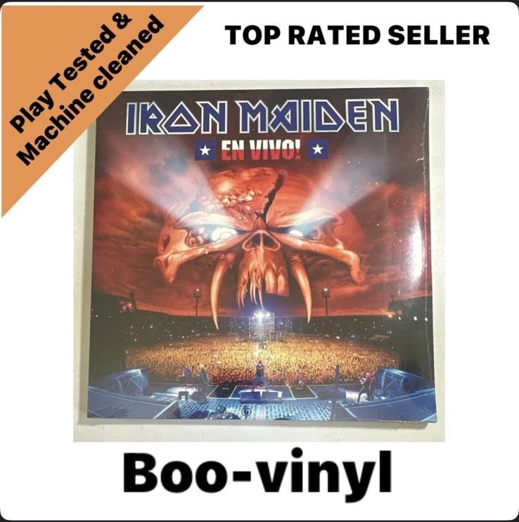 Iron Maiden ~ En Vivo! Triple Vinyl Lp Record Limited Edition NEW SEALED MINT - Image 1 of 4