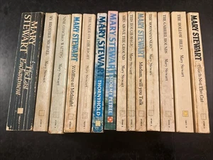 Mary Stewart Vintage Coronet Paperbacks x14 1974–1992 Romantic Suspense Lot - Picture 1 of 13