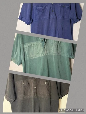 Bundle of 3 Norm Thompson Banded Elastic Waist Polos Grandpa Retro Rockabilly - Image 1 of 4