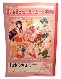 RARE Beautiful Girl Warrior Sailor Moon World Study Notebook Blank/White Japan - Picture 1 of 13