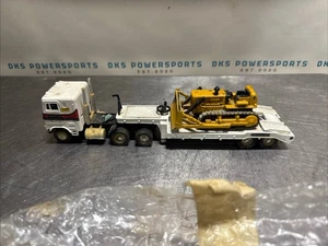 1:53 4601 SHINSEI MINI POWER FREIGHTLINER C.O.E. COE TRUCK TRAILER LOWBED - Picture 1 of 8
