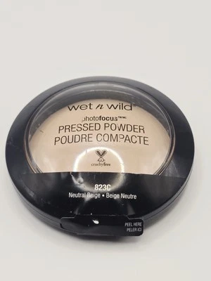 Wet n Wild Photo Focus Pressed Powder #E823C Neutral Beige 7.5 g .26oz. QTY:1 - Image 1 of 3
