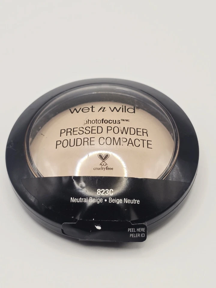 Wet n Wild Photo Focus Pressed Powder #E823C Neutral Beige 7.5 g .26oz. QTY:1 - Image 1 of 3