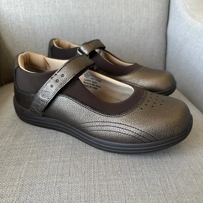 Drew Rose Mary Jane Orthopedic Shoe Women's 8.5 EUC Hook & Loop Metallic Copper - Image 1 of 4