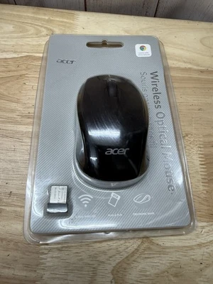 Acer AMR800 Wireless Optical Mouse USB Windows Plug Play USB Receiver Sealed - Image 1 of 4