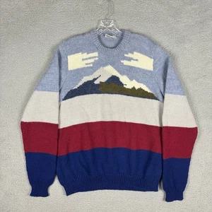 Suéter de Lana Vintage Para Hombre Grande Alpes del Sur Bloque de Color Hecho en Nueva Zelanda - Imagen 1 de 7