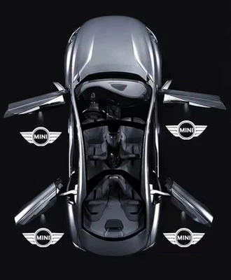 2X Car Welcome Light Door LED Projection Lamp For Mini Cooper Accessories Deco - Image 1 of 4