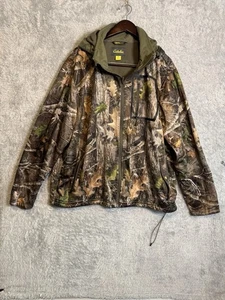 Cabela’s Men’s Realtree Edge 2XL Lightweight Camo Jacket With Removable Hood - Picture 1 of 9