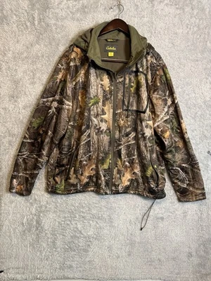 Cabela’s Men’s Realtree Edge 2XL Lightweight Camo Jacket With Removable Hood - Image 1 of 4