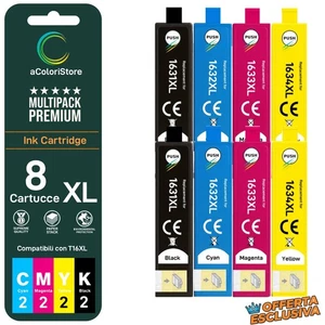 8 Cartucce compatibili per WF-2510 2010W 2520NF 2530 2510 2540 - Foto 1 di 6