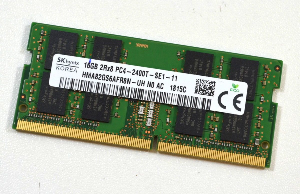 SK hynix 中古 ノートパソコン用メモリ DDR4-2400 8GB×2枚 PC4-2400