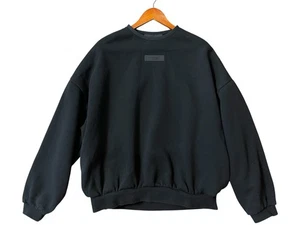 Sudadera Fear of God Negra Essentials Logo Pullover Suéter Gimnasio NIEBLA —Hombre’s L - Imagen 1 de 13