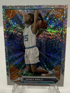 2023-24 Topps Chrome - James Nnaji #173 Speckle Refractor /299 (RC) - Picture 1 of 2