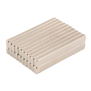 10/50/100pcs 40*5*3mm Strong Rare Earth Neodymium 40x5x3 Fridge Block Magnet N50 - Picture 1 of 3