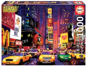 1000 pcs jigsaw puzzle: Neon - Times Square, New York (Famous Places) - Picture 1 of 1