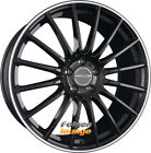 4X Proline Wheels Pxw Black Rim Polished 8X18 Et38 5X112