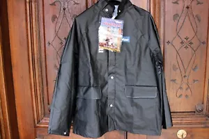 Viking 2110Bk-L Handyman PVC Waterproof Jacket Raincoat - Size Large, No Hood - Picture 1 of 7