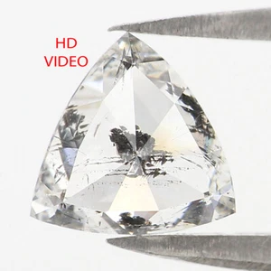 1.37 CT Natural Loose Triangle Diamond 7.05 MM White - F Color Diamond QL2653 - Picture 1 of 8