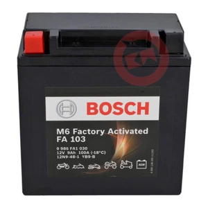 BATTERIA BOSCH YB9-B SIGILLATA CAGIVA MITO 125 1990-2010 - Foto 1 di 4