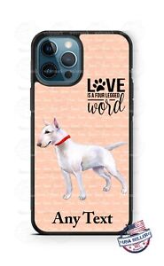 Pitt Bull Terrier Pet Dog Love Word Personalized Phone Case Cover fits iPhone