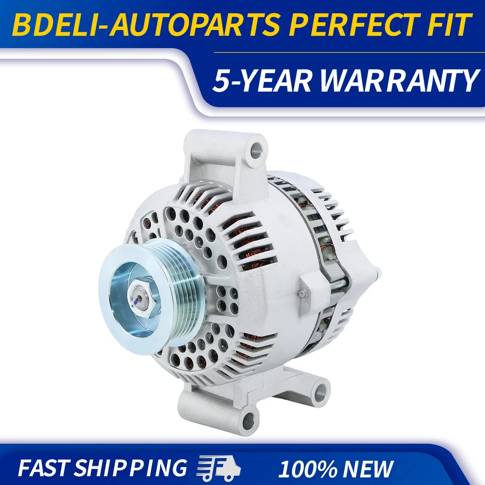 Alternator for Ford E150 Econoline F150 1993-1996 5.0L 5.8L Ranger 92-97 - Image 1 of 4