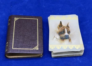 Vintage Nouvelle Boxer Playing Cards Plastic Coated Deck  with Case - Picture 1 of 5