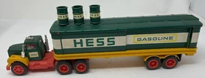 Vintage 1976 HESS Toy Truck with original box and 3 Barrels Excellent Condition! - Picture 1 of 24