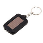 1x Mini Flashlight Key Chain Solar Charging Mini LED Keychain Flashlight Outdoor
