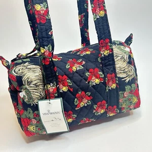 Attn. Bolso de Mano Vera Bradley Navidad 2002 Hens-n-Holly Sm Coleccionistas Nuevo con Etiquetas De Colección - Imagen 1 de 14