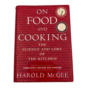 ON FOOD AND COOKING The Science and Lore of the Kitchen by Harold McGee HC DJ - Picture 1 of 21