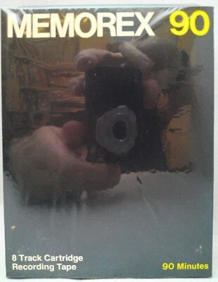 Memorex 8 Track Cartridge Blank 90 Min NEW & SEALED Vintage Audio Media Format - Image 1 of 3