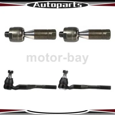 Extremo de barra de amarre interior exterior 4 piezas para Toyota Tacoma 2000 2001 2002 2003 2004 1995 Foto 1 de 4