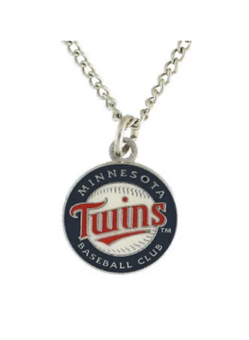 Minnesota Twins MLB Aminco Silver Tone Necklace & Pendant Cover