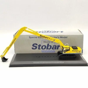 Atlas 1/76 Eddie Stobart Rail Komatsu PC340 Hydraulic Excavator W122 Civil Toys - Imagen 1 de 9