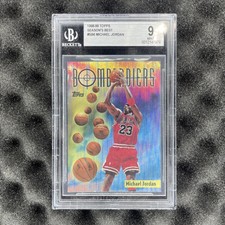 1998-99 Topps Michael Jordan Seasons Best Bombardiers #SB6 BGS 9 MINT Bulls