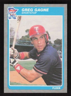 1985 Fleer Update #U-43 Greg Gagne Minnesota Twins - Image 1 of 2