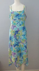 Vestido Fairweather Talla 4 Multicolor Floral Completamente Forrado con Correa de Espagueti - Imagen 1 de 4
