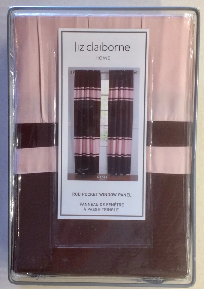 1 Pack Liz Claiborne Window Panel 42" x 84" Panel (NEW, FACTORY SEALED) - Image 1 of 2