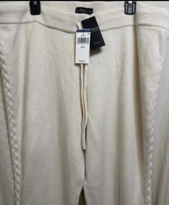 Pantalones de chándal Ralph Lauren de diseñador para mujer talla 1X $195 Foto 1 de 4
