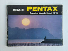 Original Asahi Pentax Model S1 & S3 Camera Operating Manual - Great Condition!
