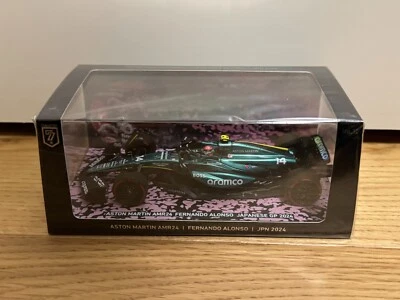 JPN LE | Spark 1:43 Aston Martin AMR24 Fernando Alonso F1 Japanese GP 2024 NKN12 - Image 1 of 4
