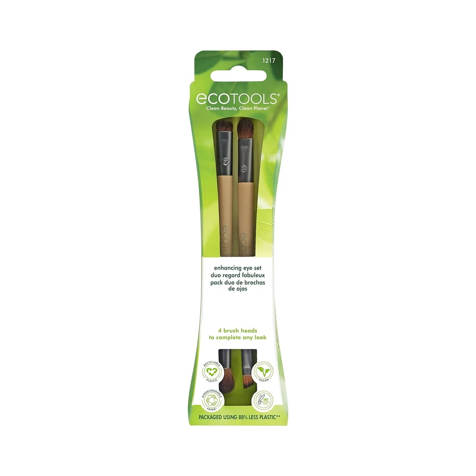 ECOTOOLS Makeup Brush - Eye Enhancing Duo Set  "ET-1217" - Image 1 of 1