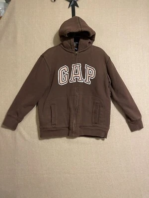 Chaqueta GAP Niño XL (12) Marrón Bolsillos con Capucha Foto 1 de 4